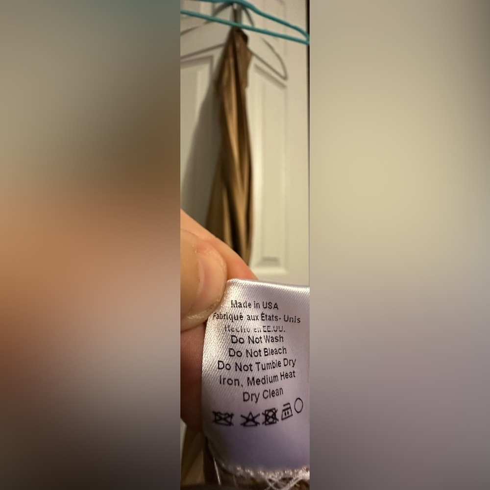 SOLD OUT KES Juno Silk Slip Dress Walnut Brown NWT M - Picture 11 of 12